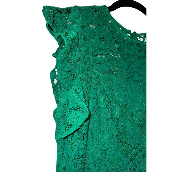 Ralph Lauren Green Lace Dress - Picture 4 of 7